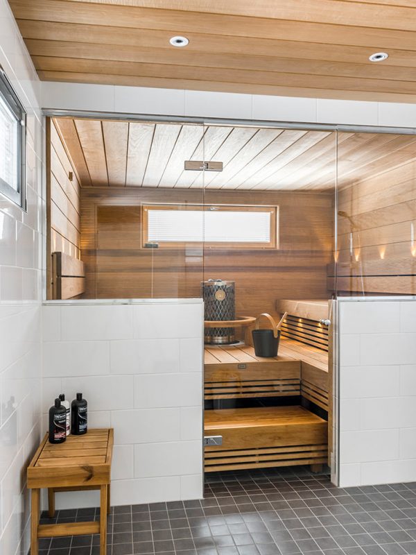 Modernt trähus i storstadsregionen