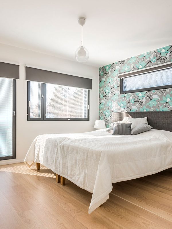 Modernt trähus i storstadsregionen